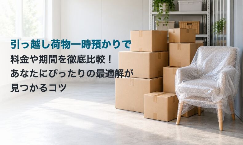 画像58014：引っ越し荷物一時預かりで料金や期間を徹底比較！あなたにぴったりの最適解が見つかるコツ